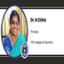 PPG College of Education, Principal: Dr. N Chitra Interview